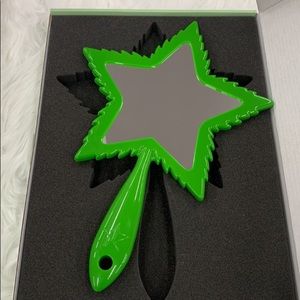 NEW! $60 JEFFREE STAR Green Leaf Hand Mirror Limited Edition Sold Out!